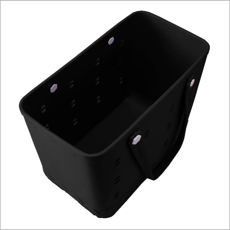 DCDYBBG Rubber Beach Bag Waterproof Washable Tip-Proof Durable Tote Bag