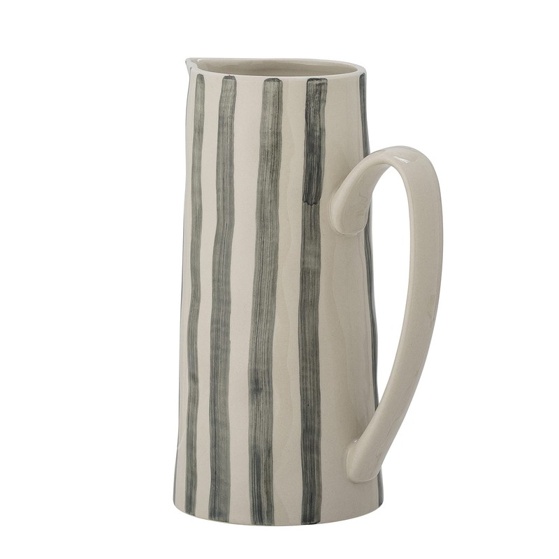 Bloomingville Begonia Green Ceramic Jug
