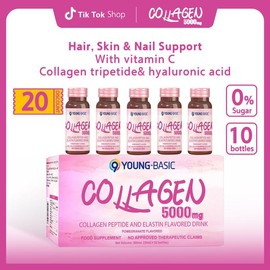 999 Collagen Peptide 5000mg & Elastin Beauty Supplement – Flavored Dietary Supplement for Skin Health & Anti-Aging
