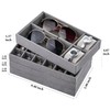 Velvet Jewelry Drawer Organizer Trays – Grey Stackable Jewelry Storage