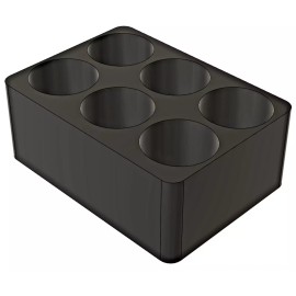 Unbranded C Cell Plastic Battery Tray Stand Holds 6 Cells