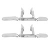 10pcs Stainless Steel Farm Livestock Breeding Chicken Hen Rooster Capon