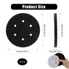 2pcs 150mm Soft Sponge Interface Pad for 6-Inch Sanding Discs,