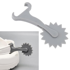 4 Set Boot Spurs Compatible with Crocs 6 Styles Grey Spinning ABS 3D Printing 6 Patterns Fashion Decoration for Cowboys and Men Spurs Cowboy Boots Funny Boot Spurs 48 Pcs