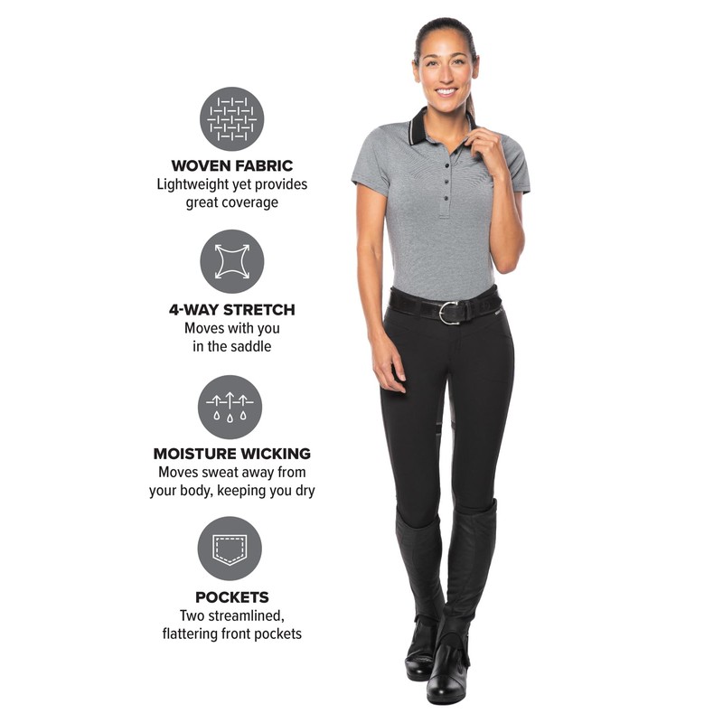 Kerrits Crossover II Full Seat Breech Black Size: L