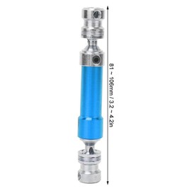 Drfeify 1/12 CVD Rear Wheel Drive Shaft Metal Vehicle Parts Compatible with WLtoys 12428 12423 RC Model Car Accessories (Blue) Wind Instrument Play a Musical Instrument