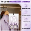 FURWEY 16 Packs Lavender Scented Sachets for Drawers and Closets,Long