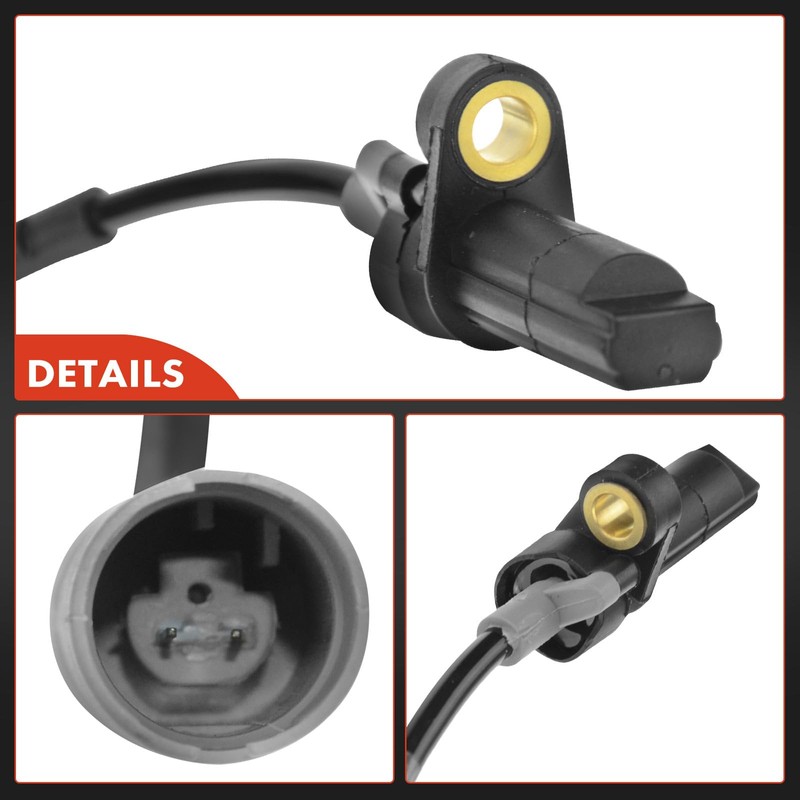 2 x ABS Sensor Speed Sensor Rear Left Right for