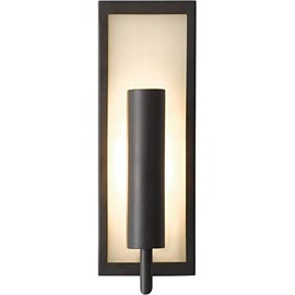 Feiss WB1451ORB Mila Mirrored Glass Wall Vanity Bath Sconce Lighting, Bronze, 1-Light (5"W x 15"H) 60watts