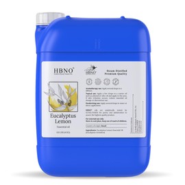 HBNO Lemon Eucalyptus Essential Oil - 8.8 lbs (4kg) - Ideal for Diffusers, Cleaning Agents, Deodorizers, and Flavoring Agents.