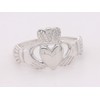 BJC® Sterling Silver Ladies Dress Claddagh Ring Size G -