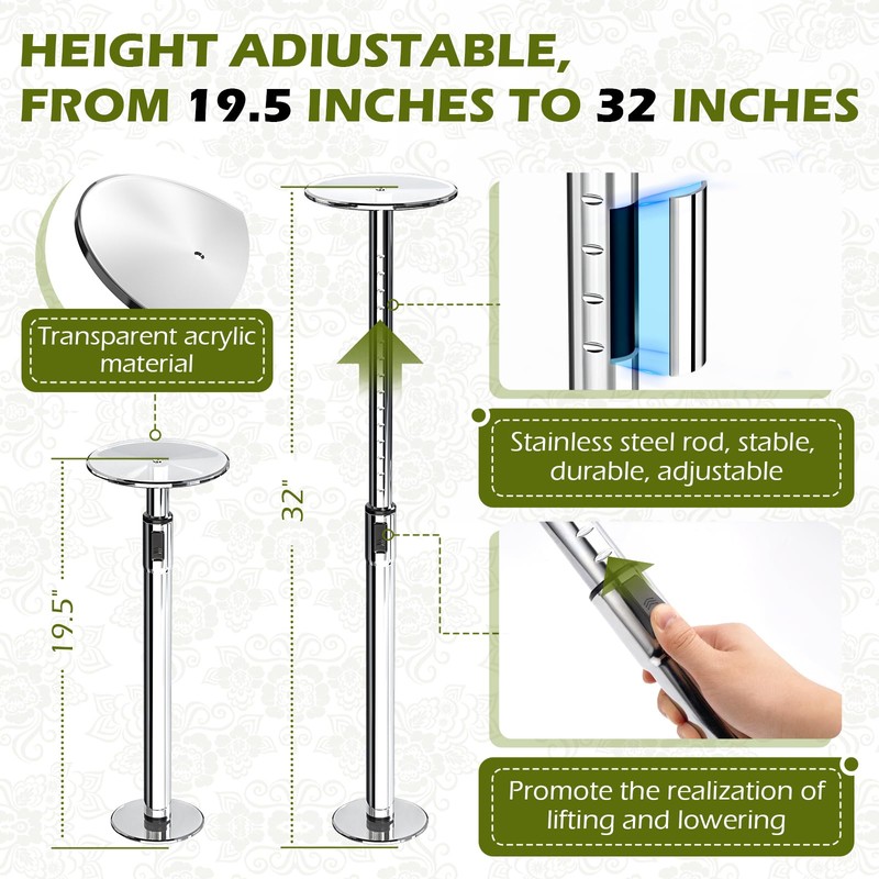 Hazztoll Adjustable Plant Risers for Inside Pot, Planter Insert for
