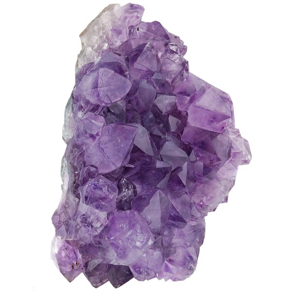 SUNYIK Natural Amethyst Quartz Crystal Cluster,Druzy Geode Specimen Gemstone Sculpture