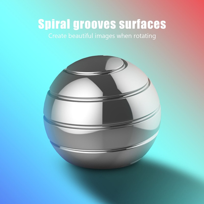 45mm Diameter Gyroscope Ball Alloy Rotating Anxiety Relief Fingertip Decompression