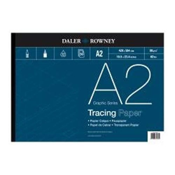 Daler-Rowney Graphic Series, Tracing Paper, Smooth Surface, 90 gsm, 62lb,