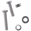 Upluckey Flat Hex Head Screws 72PCS Silver Heavy Duty Stainless