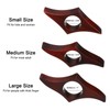PATIKIL 25mm Thumb Book Page Holder Handmade Wooden Bookmark Book