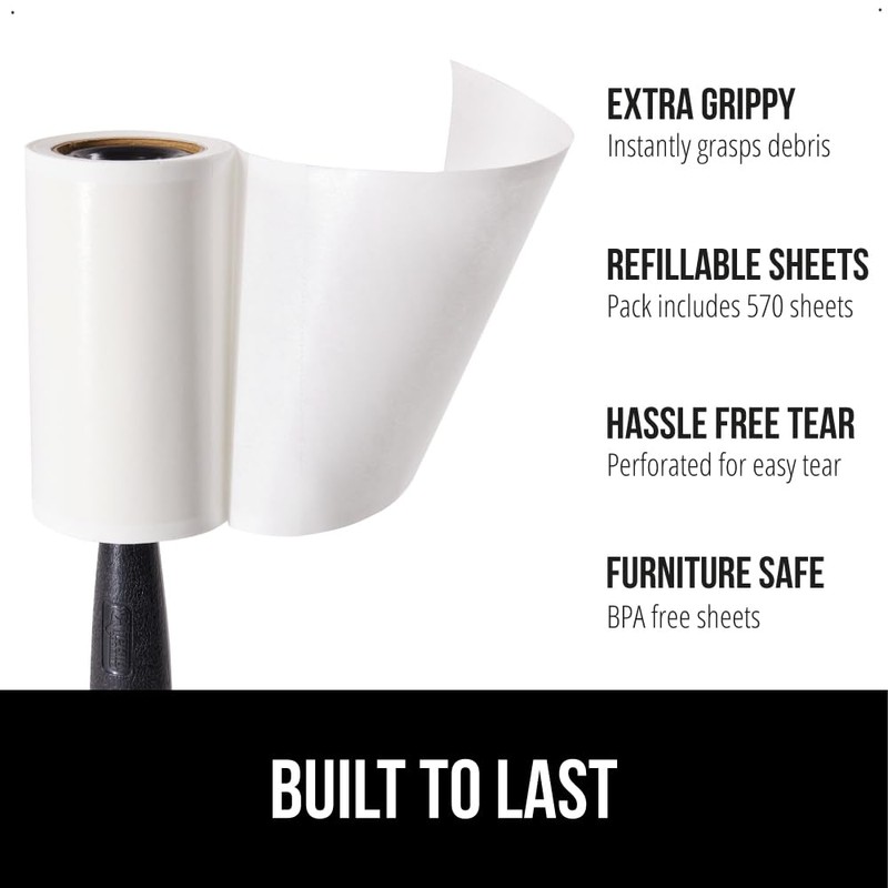 GORILLA GRIP GORILLA GRIP Lint Rollers, Pack of 6, and