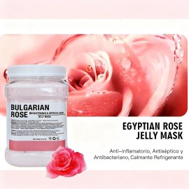 🔥 Jelly mask facial bulgaria rosa 650g mascarilla todo piel  Vitaminas y Minerales