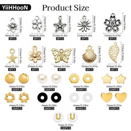 Clay Beads Bracelet Making Kit, 2580 Pcs Clay Beads Kit and 40 Pcs Charms for Bracelets, Multicolor Bead Kit Necklace Friendship Bracelet Making Kit Beads for Adult Women Making Jewellery DIY Crafts