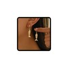 Gold Fish Dangle Earrings For Women, Simple Lightweight Hoop Drop