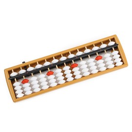 Fyore Abacus Chinese Vintage 13 Digits Abacus Mathematical Soroban Children's Math Calculation Tool for Children Calculating and Arithmetic Mathematic Education