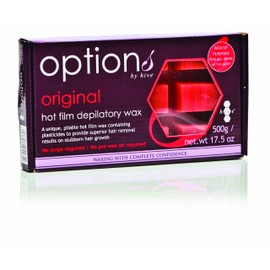 Hive Options Original Hot Film Depilatory Wax Multi Purpose for All Areas of The Body 500g