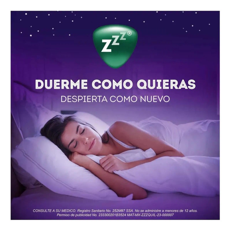 Auxiliar En El Insomnio Ocasional 30 Cápsulas Nyquil Z
