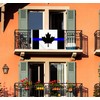 3×5 FT Thin Blue Line Canada Flag, Large 100D Honoring