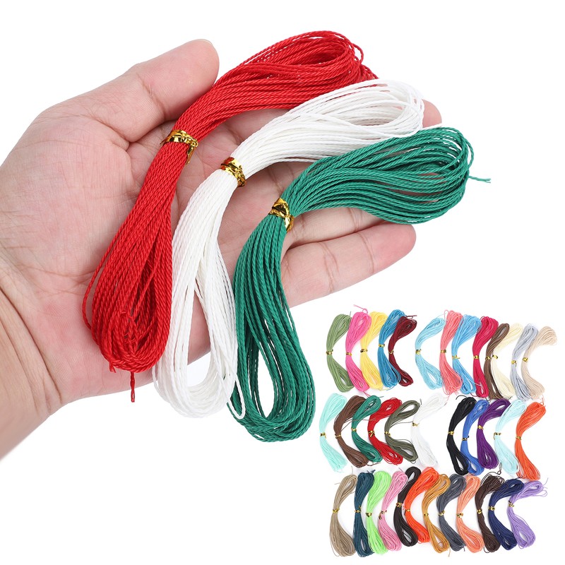 Artificial Leather Waxed Thread Kit DIY String Rope for Making