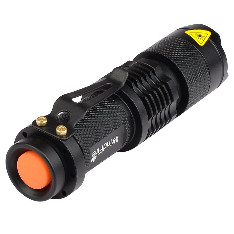 WindFire Red Light, Red Flashlight, Q5 LED, Handy Light with