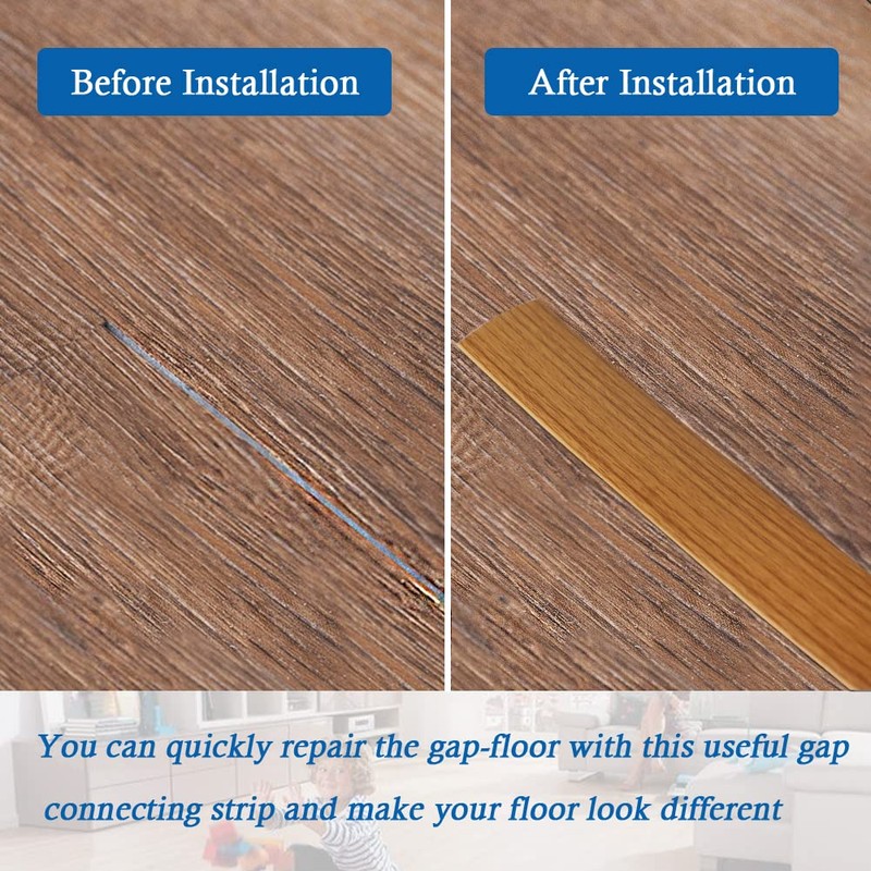Floor Transition Strip Self Adhesive Floor Cover Strips Laminate 2"