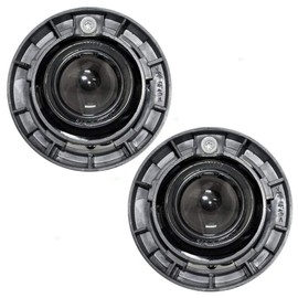 KarParts360 For 2005 06 07 08 2009 Pontiac G6 Fog Light Assembly Driver and Passenger Side Pair w/Bulbs Replacement For GM2592149 | 15162675