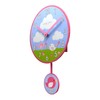 London Clock Birds Childrens Wall Clock, Multi, 38 x 25