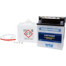 Fire Power Conventional Battery With Acid Pack - HUS WR 360 1998; KAWI BAYOU 220