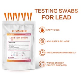 Lead Testing Kit - Lead Test Swabs 30pcs, Instant Lead Test Kit for Painted Surfaces, Ceramics, Dishes, Metal, Wood - Quick Results in 30s