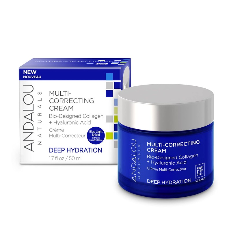 Andalou Naturals Deep Hydration Multi Correcting Cream, 1.7 Oz