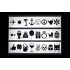 My Cinema Lightbox Extra Letter and Symbol Packs, Colour Letters,