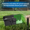 Luziyun Waterproof Cable Box, IP54 Garden Cable Box Waterproof with