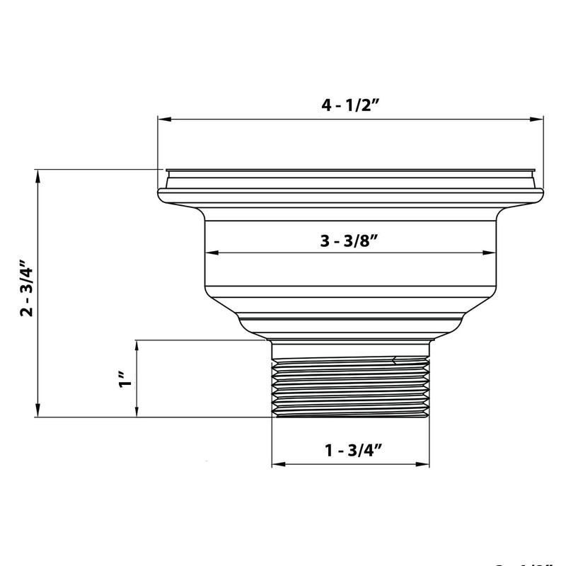 Ruvati Kitchen Sink Strainer Drain Assembly - Satin Brass Matte