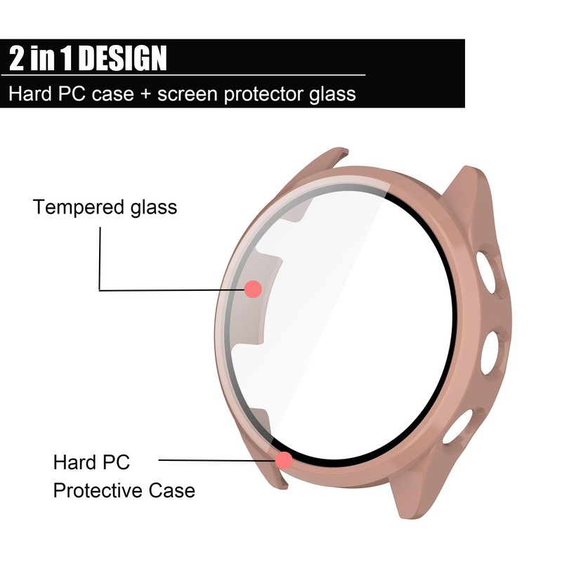 Compatible for Garmin Forerunner 165 Case, Lamshaw Hard PC Case
