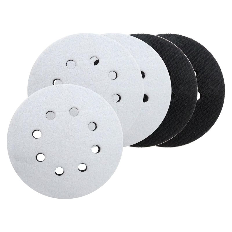 5pcs 5 Inch 8 Holes Foam Interface Pad Surfprep Sponge
