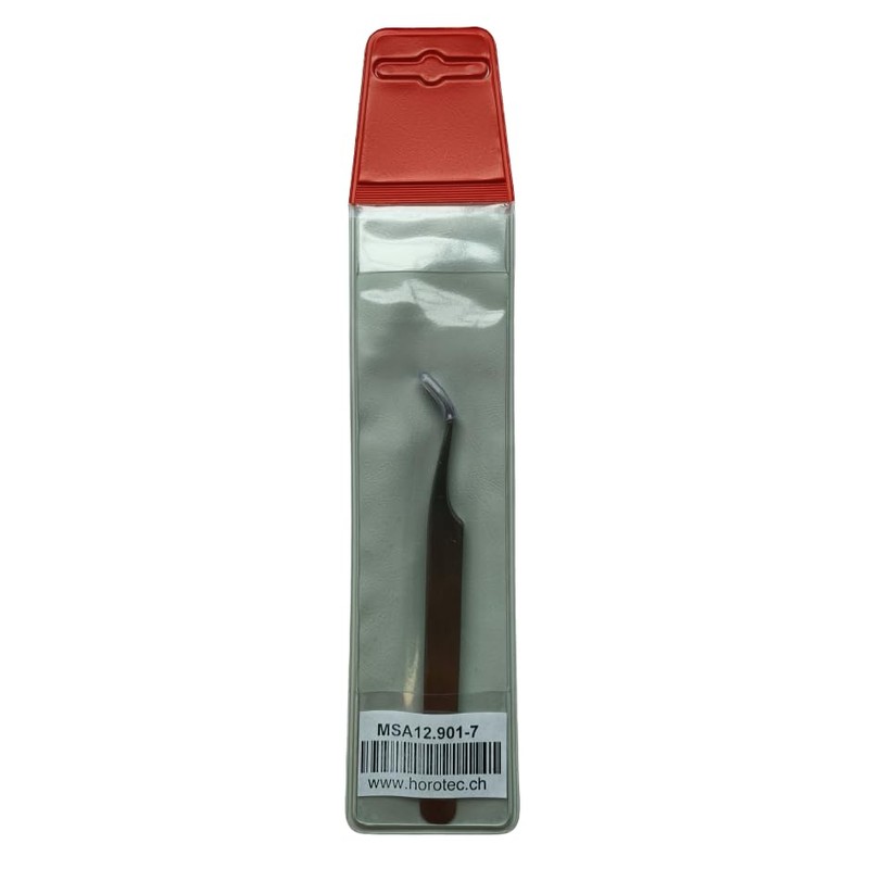 KD89 Precitec MSA 12.901-7 Precision Tweezers for Watchmakers, Curved and