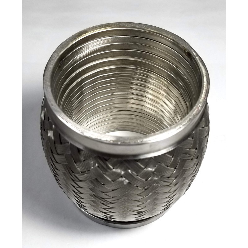 3.5" Exhaust Flex Coupling Joint Bellow with Interlock Liner -