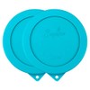 Sophico 2 Cup Round Silicone Storage Cover Lids Replacement for Pyrex 7200-PC and Anchor Hocking Glass Bowls (Container not Included) |Blue-2 Pack|
