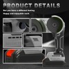 ZFULVO Brushless Cordless Angle Grinder Kit, 28000rpm Mini Electric Angle