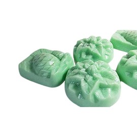 Gift Box Set of 5pc Mistletoe Scented Guest Soaps - Pinecone and Poinsettia Design - Shea Butter-Goatmilk Blend