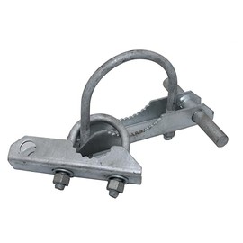 NMI Fence - 6 5/8" Industrial Offset Gate Hinge - for Chain Link Gates - Pressed Steel