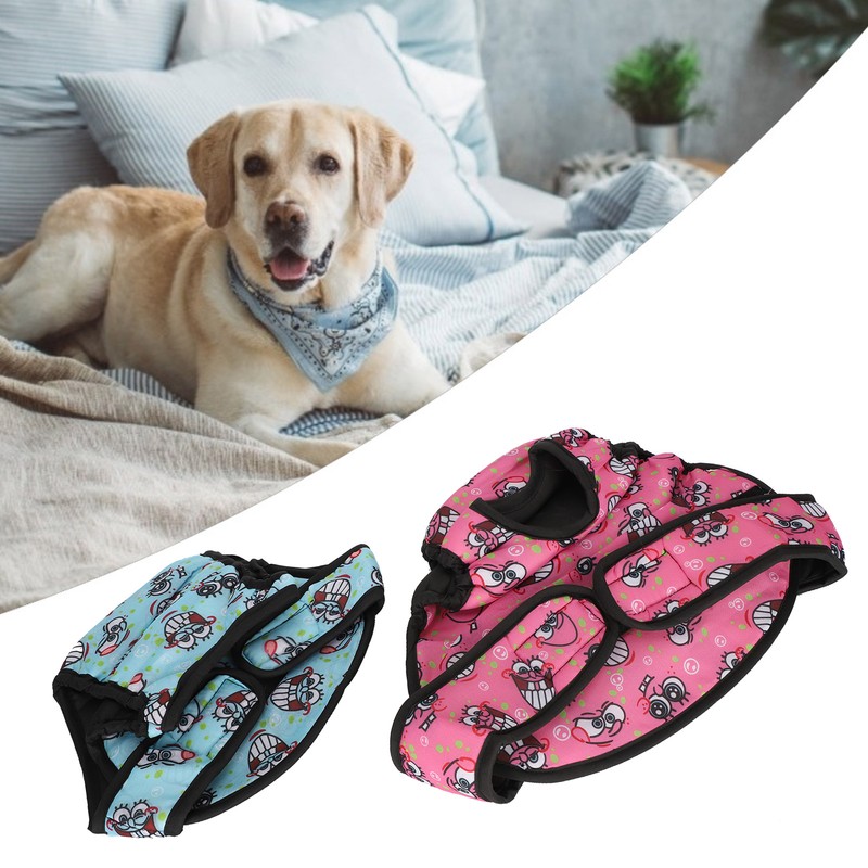 2pcs Soft Breathable Dog Physiological Pants Adjustable Dog Pet Underwear