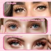 Extensiones De Pestañas Kit Efecto Manga Anime Mixto Lash